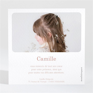 Remerciement communion toujours plus haut - Dos de la carte