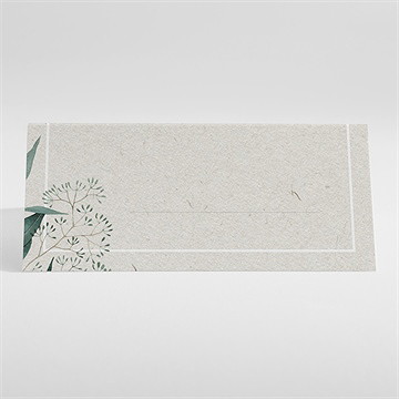 Marque-place mariage sauvage - Dos du marque place