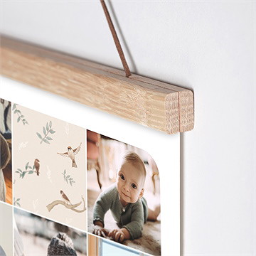 Affiche naissance sur un arbre perché - Détail de l'affiche