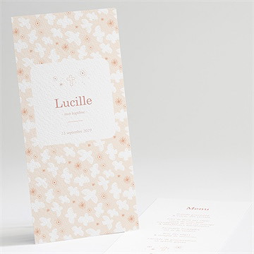 Menu baptême l'envolée