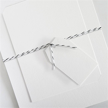 Faire-part mariage vierge superposé - Vue d'ensemble