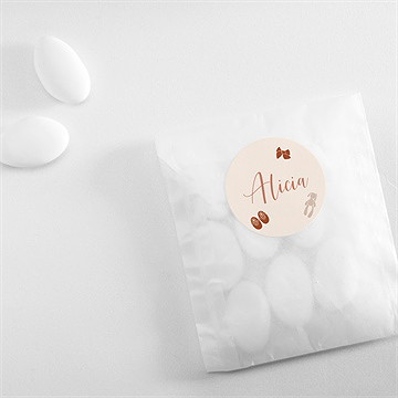 Sticker naissance enfantine - Mise en situation