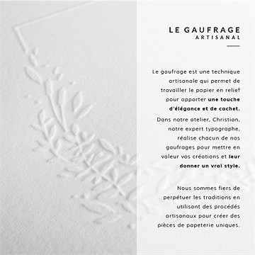 Faire-part naissance notre joie - Vue explicative