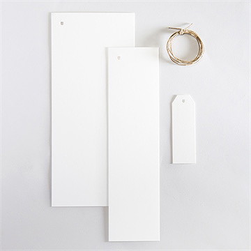 Faire-part mariage vierge superposition - Vue d'ensemble