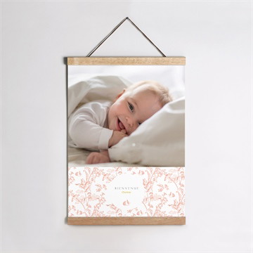 Affiche naissance notre joie