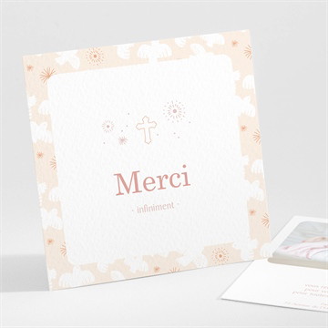 Remerciement baptême l'envolée sticker