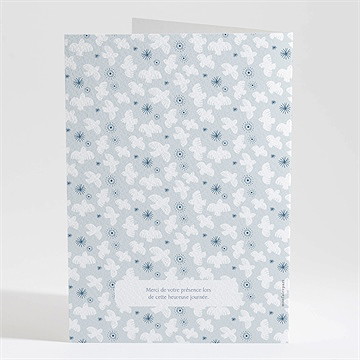 Livret de messe baptême horizons - Dos du livret