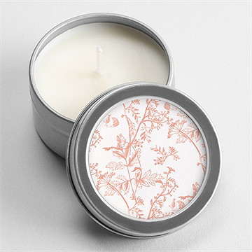 Bougie naissance notre joie argent