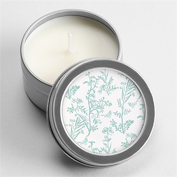 Bougie naissance tradition argent