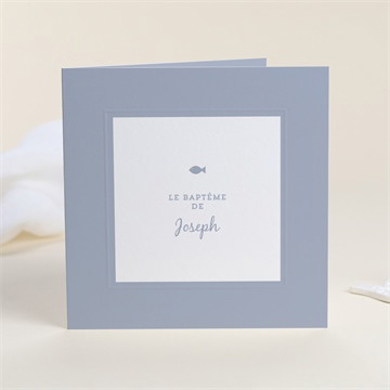Faire-part de baptême douce espérance
