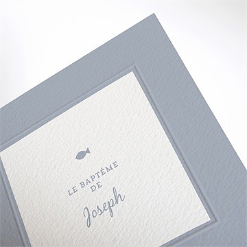 Faire-part de baptême douce espérance - Détail du faire-part