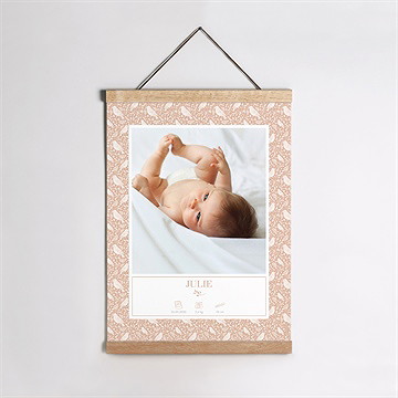 Affiche naissance espiègle