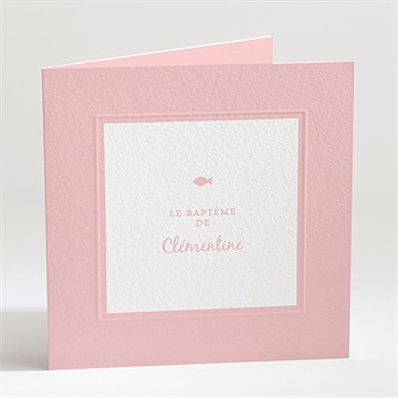 Faire-part de baptême divin