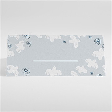 Marque-place baptême horizons - Dos du marque-place