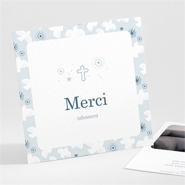 Remerciement baptême horizons sticker