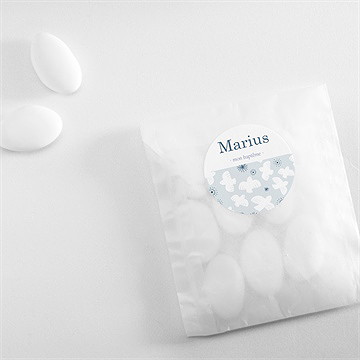 Sticker baptême horizons - Mise en situation