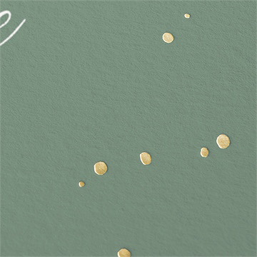 Faire-part naissance lumineux dorure - Marquage à chaud OR