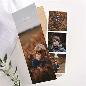 Faire-part communion tout un symbole photomaton