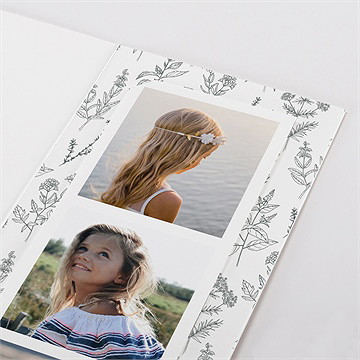 Faire-part communion rayonnement photomaton - Détail du faire-part