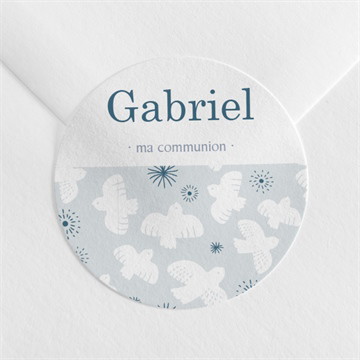 Sticker communion vertige dorure