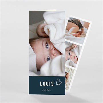 Faire-part naissance baby love photomaton