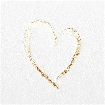 Invitation anniversaire de mariage noces d'or - Dos de l'invitation