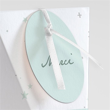 Boîte de dragées baptême lumière ! étui - Détail de la boîte