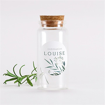 Mignonette communion touche champêtre sticker