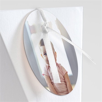 Boîte de dragées baptême poésie minimaliste étui - Détail de la boîte