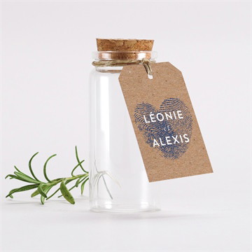 Mignonette mariage uniques empreintes