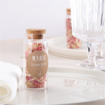 Mignonette baptême pele mele photo sticker - Mise en situation