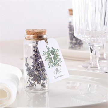 Mignonette communion en grâce étiquette - Mise en situation