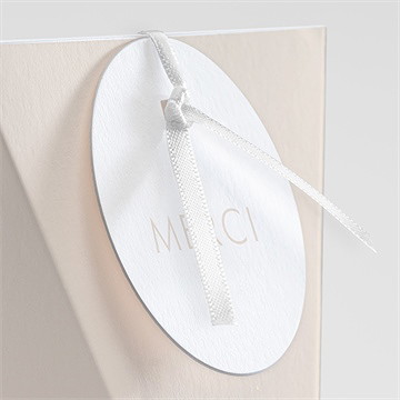 Boîte de dragées baptême lettre de cuivre étui - Détail de la boîte