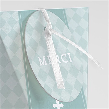 Boîte de dragées baptême dans la foi étui - Détail de la boîte