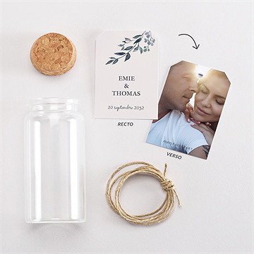 Mignonette mariage bel eclat étiquette - Vue d'ensemble