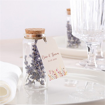 Mignonette mariage élégance champêtre étiquette - Mise en situation