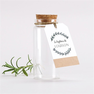 Mignonette baptême petit programme photomaton