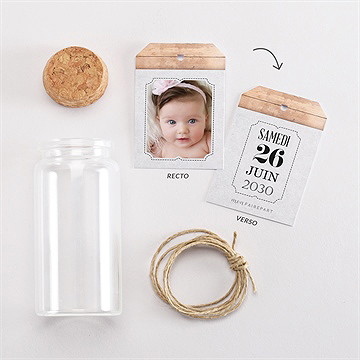 Mignonette baptême maison du baptême ! étiquette - Vue d'ensemble