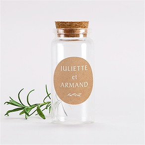 Mignonette mariage bohème écolo sticker