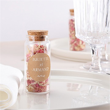 Mignonette mariage bohème écolo sticker - Mise en situation