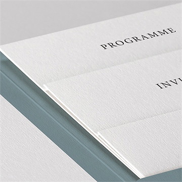 Faire-part mariage so let love grow pocketfold - Détail du faire-part