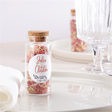 Mignonette mariage douceur champetre sticker - Mise en situation