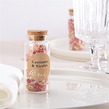 Mignonette mariage photomaton sticker - Mise en situation