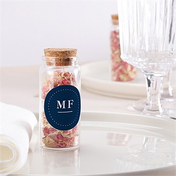 Mignonette mariage bleu romantique sticker - Mise en situation