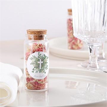 Mignonette baptême grâce sticker - Mise en situation