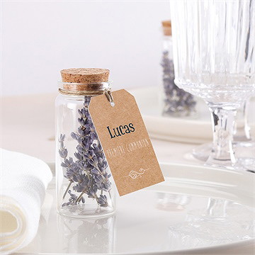 Mignonette communion tout un symbole étiquette - Mise en situation