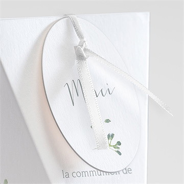 Boîte de dragées communion touche champêtre étui - Détail de la boîte