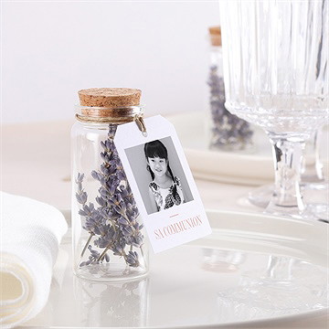 Mignonette communion ma lumière étiquette - Mise en situation