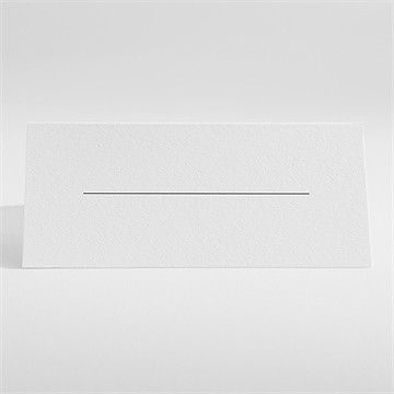 Marque-place mariage date gravée - Dos du marque-place