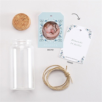 Mignonette baptême confidences étiquette - Vue d'ensemble